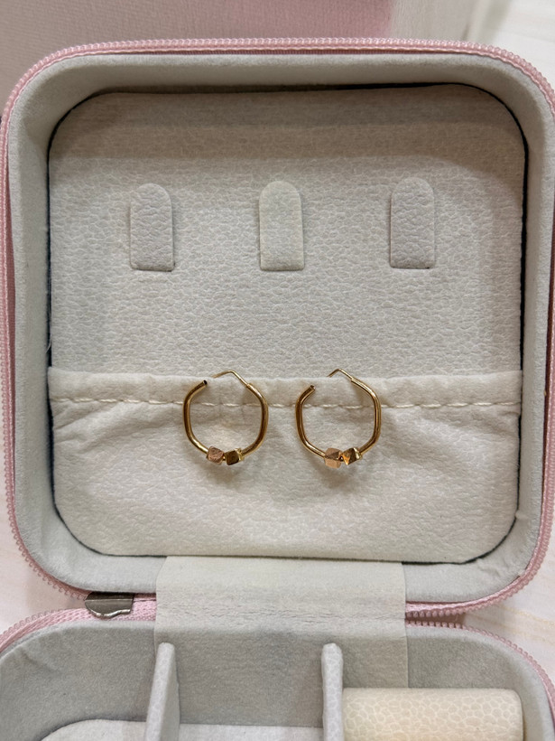 گوشواره حلقه ای لوکس