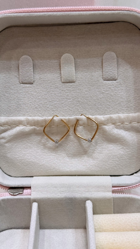 گوشواره حلقه ای تک گوی
