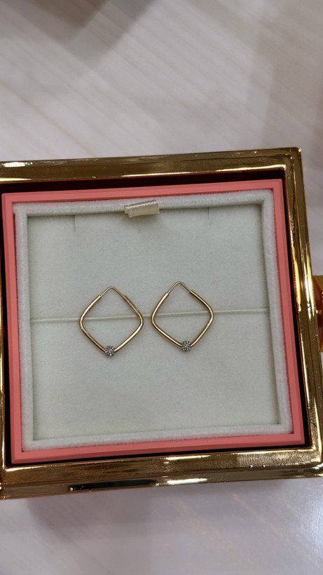 گوشواره حلقه ای تک گوی