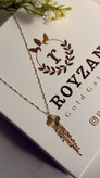 گردنبند طلا لوکس تراش آویزدار