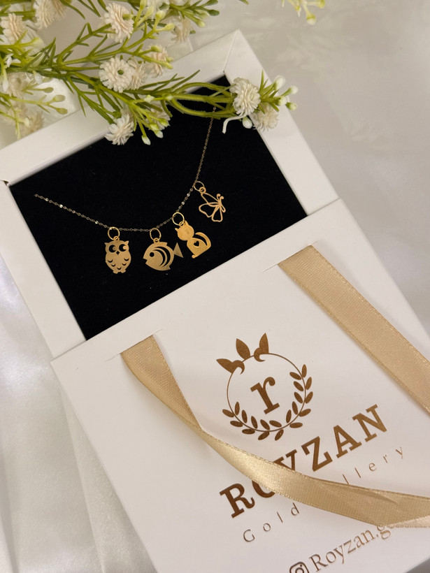 آویز/پلاک طلا گربه