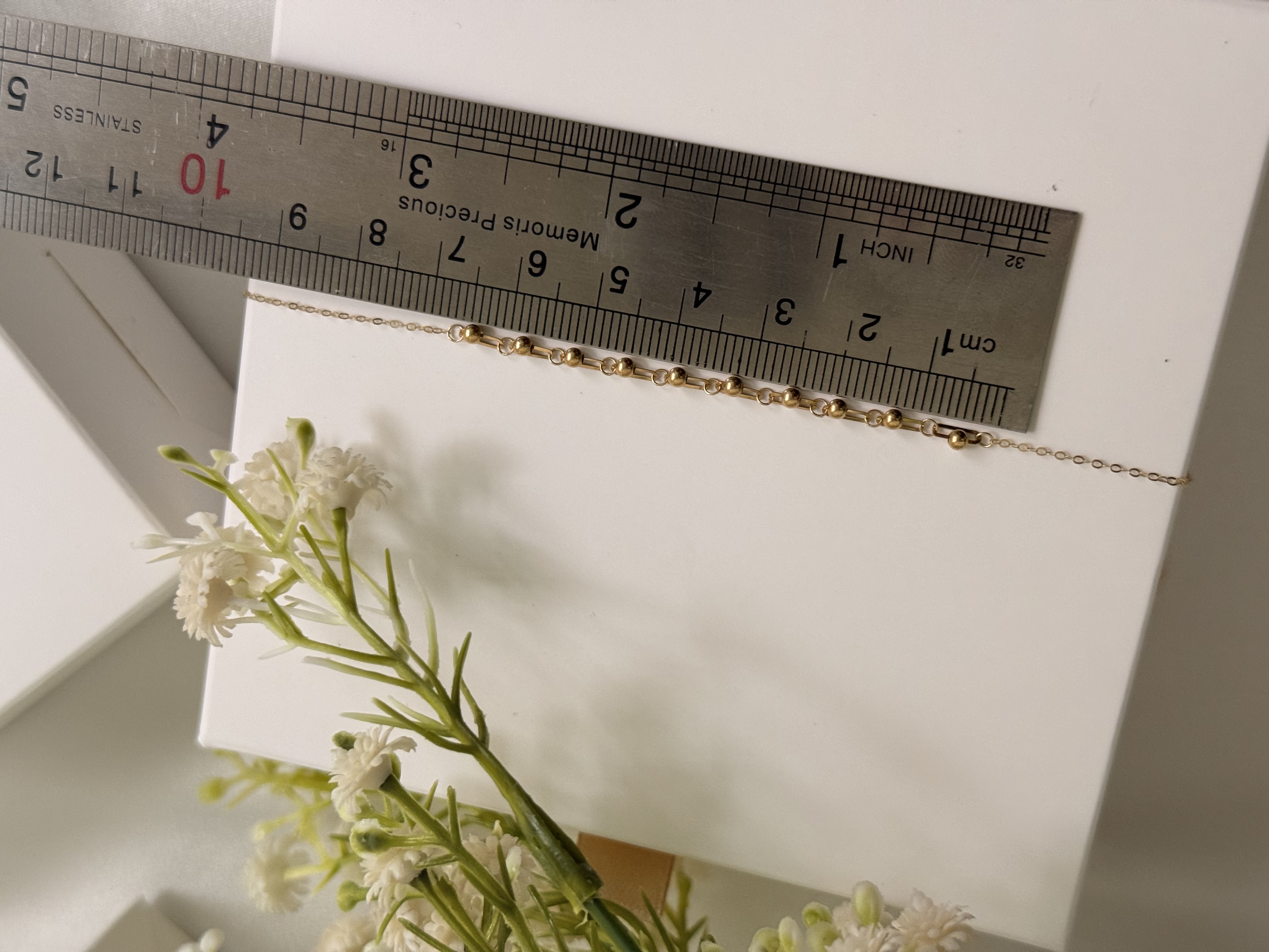 گردنبند طلا هرمس و گوی لوکس طلای 18 عیار